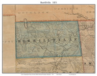 Burrillville, Rhode Island 1831 - Old Town Map Custom Print - 1831 State