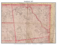 Smithfield, Rhode Island 1855 - Old Town Map Custom Print - 1855 State