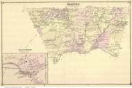 Barnet Town and Passumpsic Village, Vermont 1875 Old Town Map Reprint - Caledonia Co.
