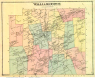 Williamstown, Vermont 1877 Old Town Map Reprint - Orange Co.