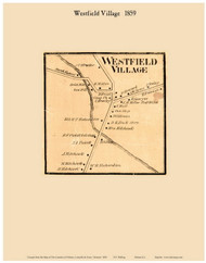 Westfield Village, Vermont 1859 Old Town Map Custom Print - Orleans Co.