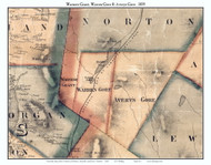 Warren Gore and Avery's Gore, Vermont 1859 Old Town Map Custom Print - Essex Co.