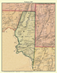 Fairhaven, Vermont 1854 Old Town Map Custom Print - Rutland Co.
