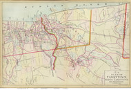 Tarrytown, 1891 - Old Map Reprint - NY Hudson River Valley Atlas