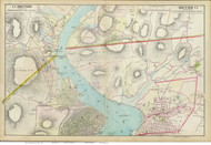 Dunderber and Peekskill, 1891 - Old Map Reprint - NY Hudson River Valley Atlas