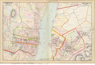 Newburgh and Fishkill, 1891 - Old Map Reprint - NY Hudson River Valley Atlas