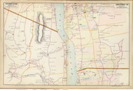 Lloyd and Hyde Park, 1891 - Old Map Reprint - NY Hudson River Valley Atlas