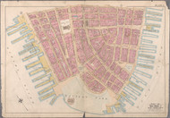 Plate 1, Battery Park Area, 1897 - Old Street Map Reprint - 1897 Bromley Atlas of Manhattan