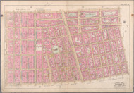 Plate 8, The Bowery & Bleecker St. Area, 1897 - Old Street Map Reprint - 1897 Bromley Atlas of Manhattan