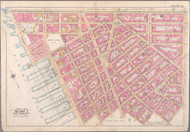 Plate 10, Waterfront & Hudson St. Area, 1897 - Old Street Map Reprint - 1897 Bromley Atlas of Manhattan