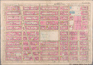 Plate 20, Bryant Park & 42nd St. Area, 1897 - Old Street Map Reprint - 1897 Bromley Atlas of Manhattan