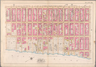 Plate 29, East River & 75th St. Area, 1897 - Old Street Map Reprint - 1897 Bromley Atlas of Manhattan