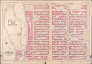 Plate 40, Seventh Ave. & 131st St. Area, 1897 - Old Street Map Reprint - 1897 Bromley Atlas of Manhattan