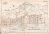 Plate 44, Fort Washington Park & Kings Bridge Rd. Area, 1897 - Old Street Map Reprint - 1897 Bromley Atlas of Manhattan