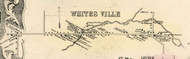 Whitesville Village, New York 1856 Old Town Map Custom Print - Allegany Co.