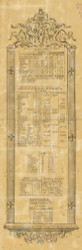 Population Statistics, New York 1853 Old Town Map Custom Print - Chemung Co.