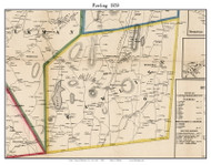 Pawling, New York 1858 Old Town Map Custom Print - Dutchess Co.