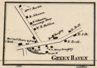 Green Haven, New York 1858 Old Town Map Custom Print - Dutchess Co.
