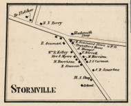 Stormville, New York 1858 Old Town Map Custom Print - Dutchess Co.