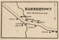 Hammertown, New York 1858 Old Town Map Custom Print - Dutchess Co.