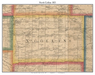 North Collins, New York 1855 Old Town Map Custom Print - Erie Co.