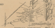 Bowmansville, New York 1855 Old Town Map Custom Print - Erie Co.
