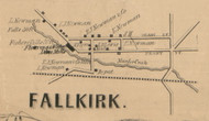 Fallkirk, New York 1855 Old Town Map Custom Print - Erie Co.