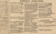 Buffalo Directory Part 4, New York 1855 Old Town Map Custom Print - Erie Co.