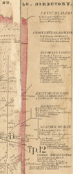 Buffalo Directory Part 12, New York 1855 Old Town Map Custom Print - Erie Co.