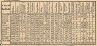 City of Buffalo Statistics, New York 1855 Old Town Map Custom Print - Erie Co.