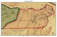 Chesterfield, New York 1858 Old Town Map Custom Print - Essex Co.