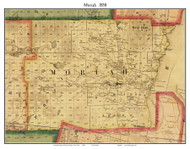 Moriah, New York 1858 Old Town Map Custom Print - Essex Co.
