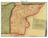 Westport, New York 1858 Old Town Map Custom Print - Essex Co.