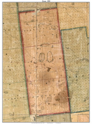 Duane, New York 1858 Old Town Map Custom Print - Franklin Co.