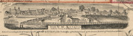 View of Batavia, New York 1854 Old Town Map Custom Print - Genesee Co.