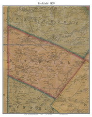 Litchfield, New York 1859 Old Town Map Custom Print - Herkimer Co.