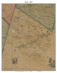 Stark, New York 1859 Old Town Map Custom Print - Herkimer Co.