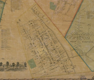 Herkimer Village, New York 1859 Old Town Map Custom Print - Herkimer Co.