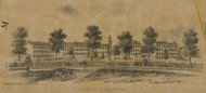 Fairfield Seminary, New York 1859 Old Town Map Custom Print - Herkimer Co.