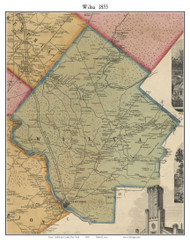 Wilna, New York 1855 Old Town Map Custom Print - Jefferson Co.