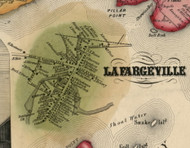Lafargeville, New York 1855 Old Town Map Custom Print - Jefferson Co.