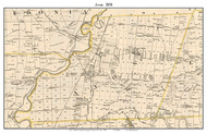 Avon, New York 1858 Old Town Map Custom Print - Livingston Co.