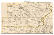 Caledonia, New York 1858 Old Town Map Custom Print - Livingston Co.
