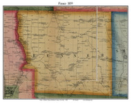 Fenner, New York 1859 Old Town Map Custom Print - Madison Co.