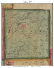 Madison, New York 1859 Old Town Map Custom Print - Madison Co.