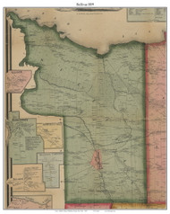 Sullivan, New York 1859 Old Town Map Custom Print - Madison Co.