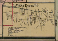 West Eaton P.O., New York 1859 Old Town Map Custom Print - Madison Co.