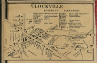 Clockville, New York 1859 Old Town Map Custom Print - Madison Co.