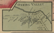 Oneida Valley, New York 1859 Old Town Map Custom Print - Madison Co.