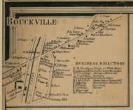 Bouckville, New York 1859 Old Town Map Custom Print - Madison Co.